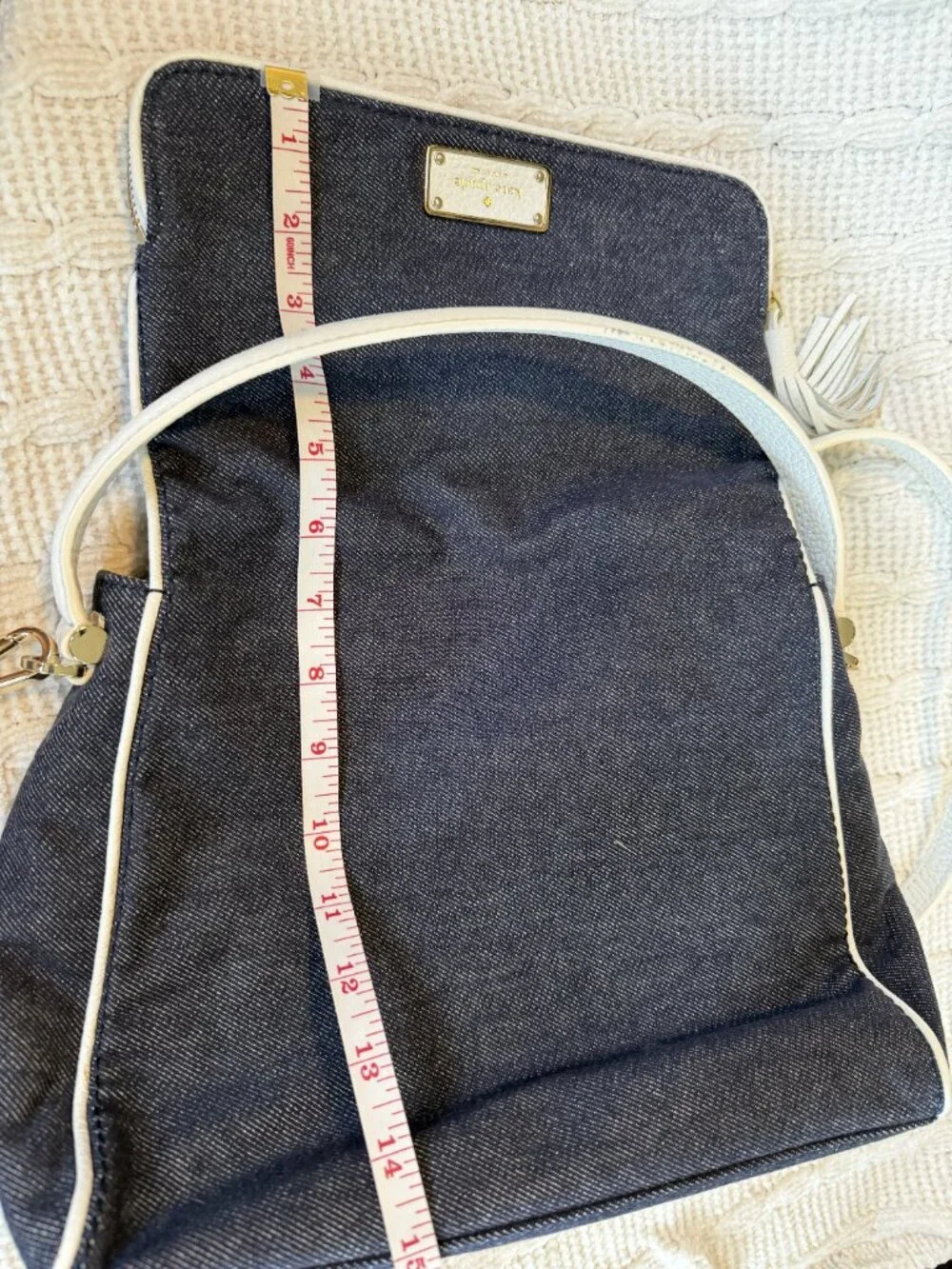 Kate Spade denim crossbody - Picture 8 of 12